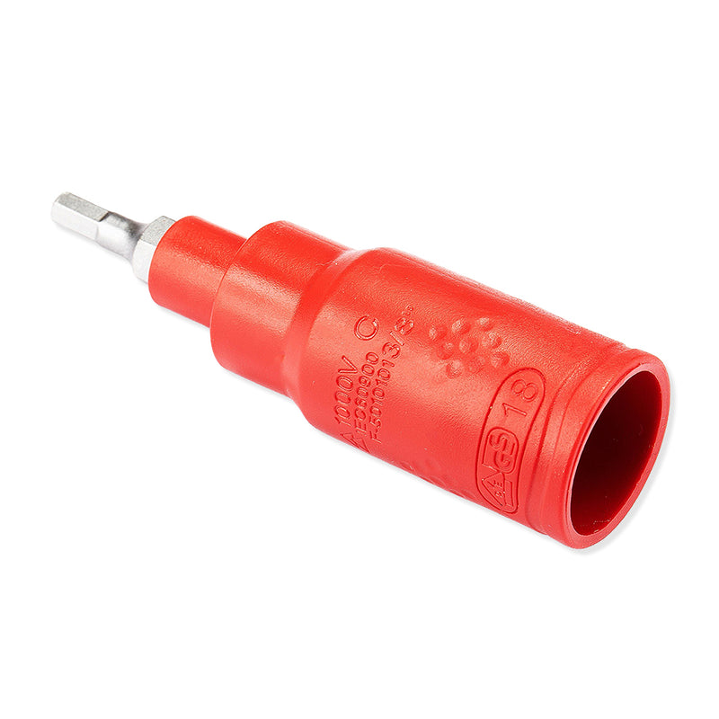 Mũi vặn vít đầu lục giác cách điện 1000V, gắn đầu siết bu lông SATA cốt 3/8 inch, kích thước từ 4mm - 8mm