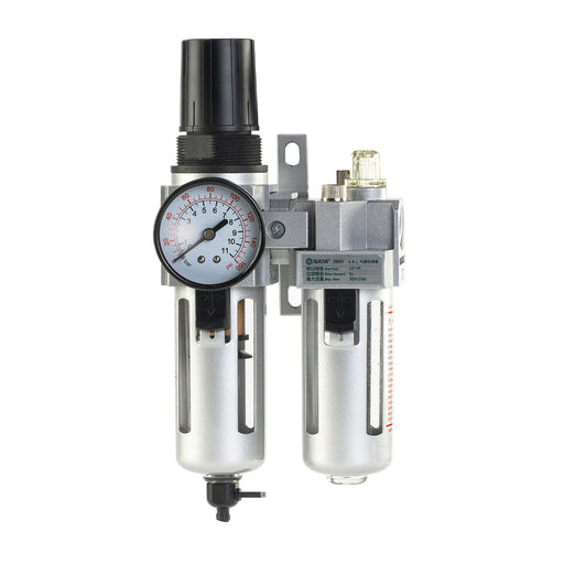 Bầu lọc khí nén SATA 29941: lọc, điều áp, châm dầu, 1/2 inch PT, 3100 L/phút.