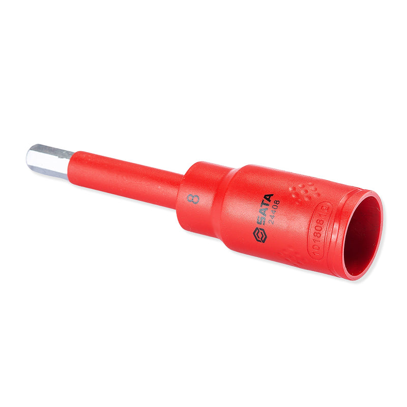 Mũi vặn vít đầu lục giác cách điện 1000V, gắn đầu siết bu lông SATA cốt 1/2 inch, kích thước từ 4mm - 10mm