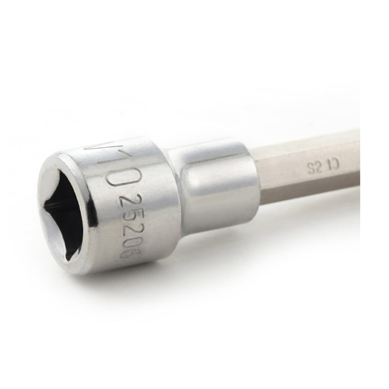 Mũi vặn vít đầu lục giác dài 100mm, gắn đầu siết bu lông cốt 1/2 inch SATA kích thước từ 4mm - 17mm