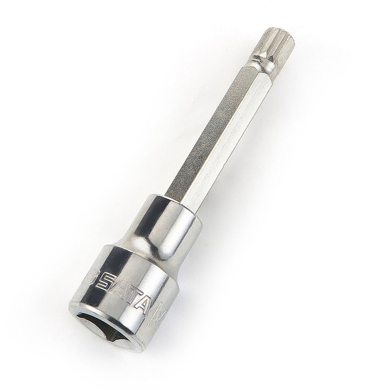 Mũi vặn vít đầu sao 12 cạnh, gắn đầu siết bu lông cốt 1/2 inch SATA kích thước từ M5 - M16, dài 100mm