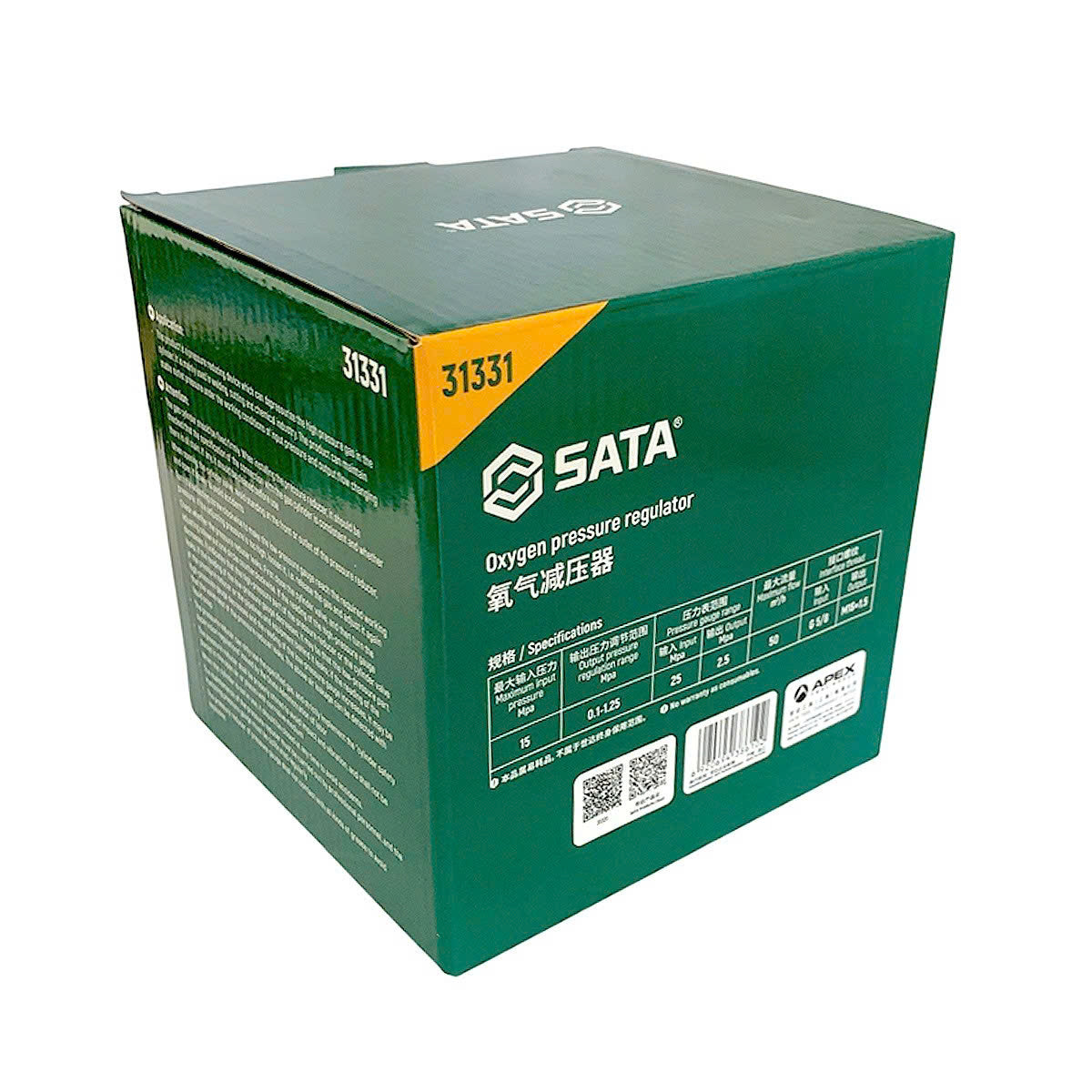 Đồng hồ điều áp khí Oxy ren trong SATA 31331