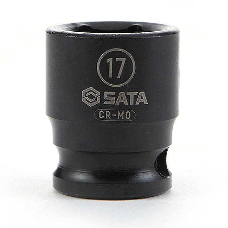 Đầu tuýp 6 cạnh, thân ngắn SATA cốt 3/8 inch, kích thước từ 7mm - 19mm