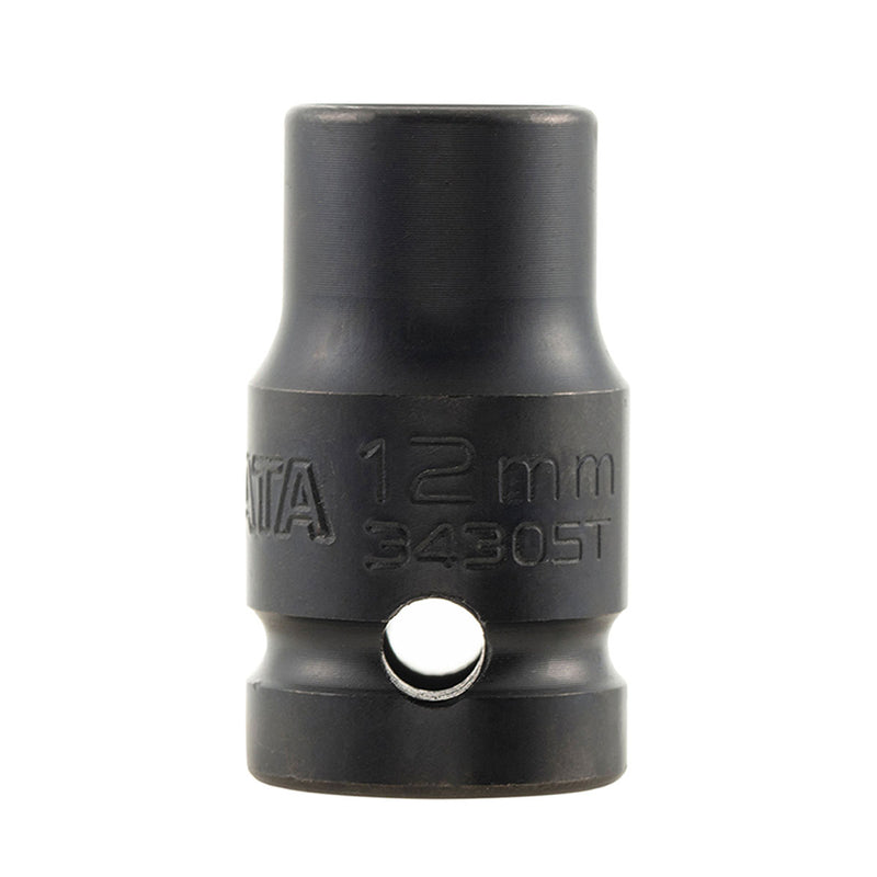 Đầu tuýp 6 cạnh mỏng SATA 12mm cốt 1/2 inch, thép Cr-Mo, chịu va đập