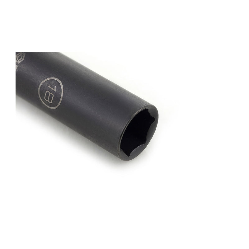 Đầu tuýp 6 cạnh, lòng sâu, thân mảnh SATA cốt 1/2 inch, kích thước từ 10mm - 27mm