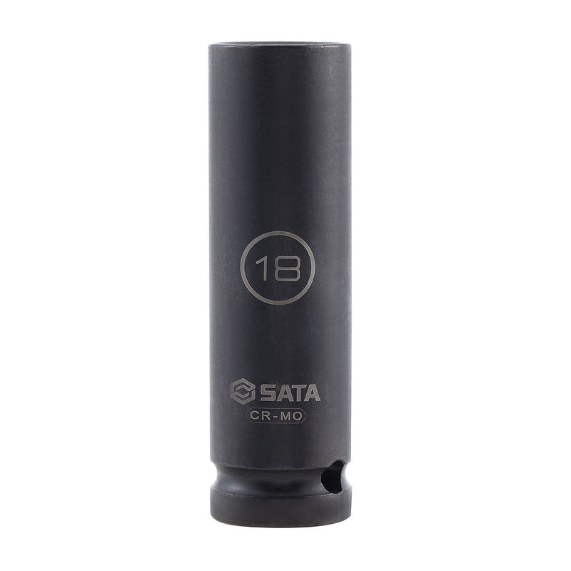 Đầu tuýp 6 cạnh, lòng sâu, thân mảnh SATA cốt 1/2 inch, kích thước từ 10mm - 27mm