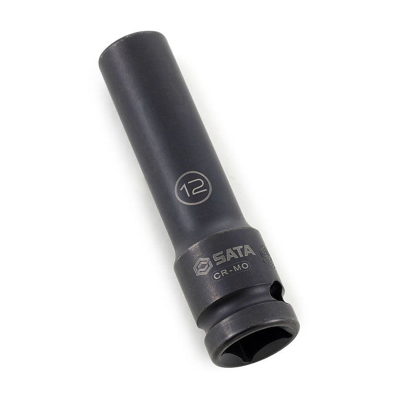 Đầu tuýp 6 cạnh, lòng sâu, thân mảnh SATA cốt 1/2 inch, kích thước từ 10mm - 27mm