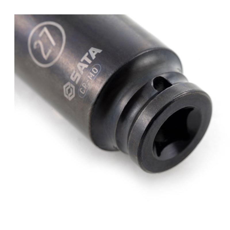 Đầu tuýp 6 cạnh, lòng sâu SATA cốt 1/2 inch, kích thước từ 10mm - 32mm