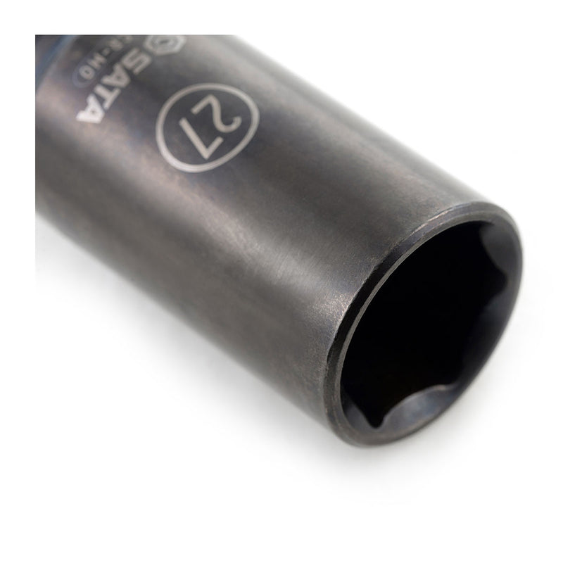 Đầu tuýp 6 cạnh, lòng sâu SATA cốt 1/2 inch, kích thước từ 10mm - 32mm