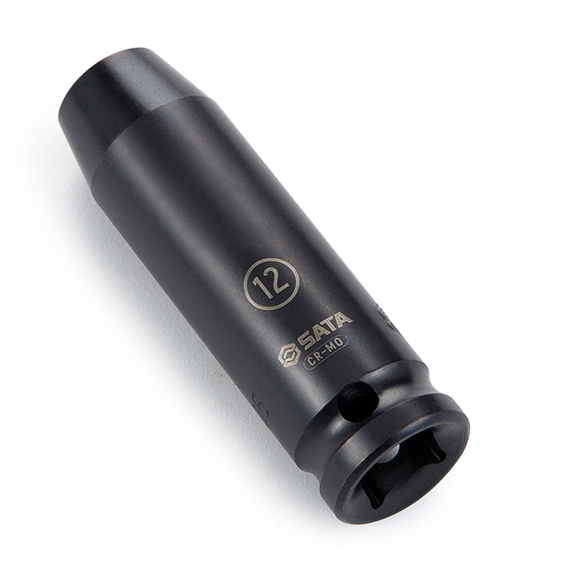 Đầu tuýp 6 cạnh, lòng sâu SATA cốt 1/2 inch, kích thước từ 10mm - 32mm