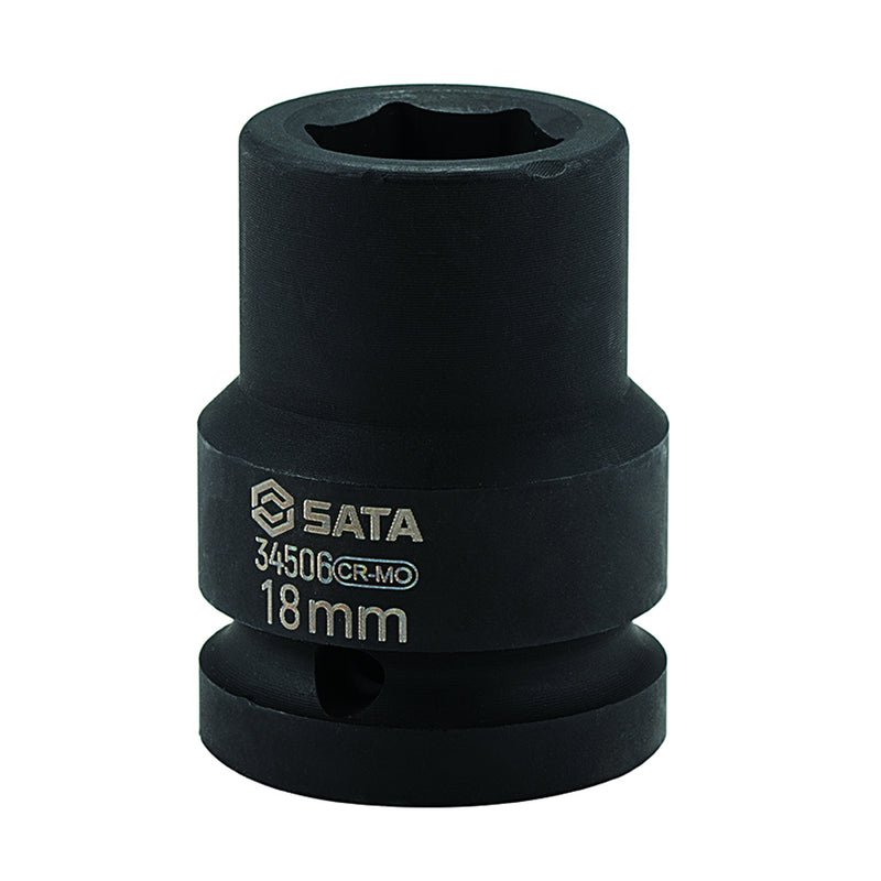 Đầu tuýp 6 cạnh, thân ngắn SATA cốt 3/4 inch, kích thước từ 17mm - 67mm