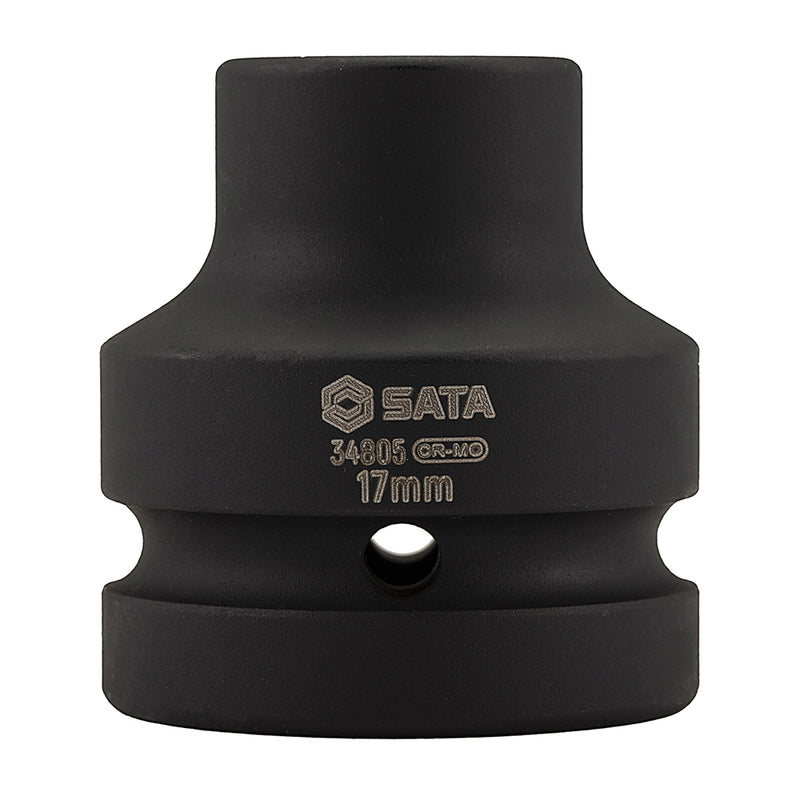 Đầu tuýp 1 inch SATA 17mm 6 cạnh CR-MO rèn nguội chịu lực va đập