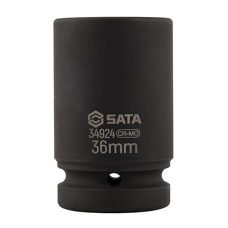 Đầu tuýp 6 cạnh, lòng sâu SATA cốt 1 inch, kích thước từ 17mm - 55mm