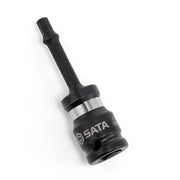 Mũi vặn vít lục giác SATA cốt 3/8 inch 4mm-8mm, thép Cr-Mo, chịu va đập cao, chuyên dùng súng siết bu lông.