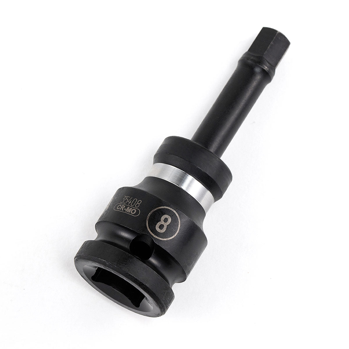 Mũi vặn vít đầu lục giác SATA 35408 8mm cốt 1/2 inch Cr-Mo rèn nguội, chuyên dụng cho súng siết bu lông.