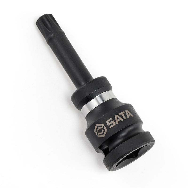 Mũi vặn vít đầu sao SATA T27-T55 cốt 1/2 inch, chịu va đập, thép Cr-Mo, TORX®