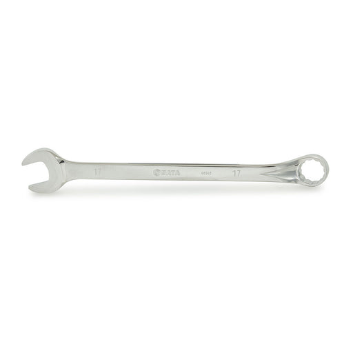 Cờ lê vòng miệng 55° SATA 17mm, thép Cr-V, mạ Chrome.