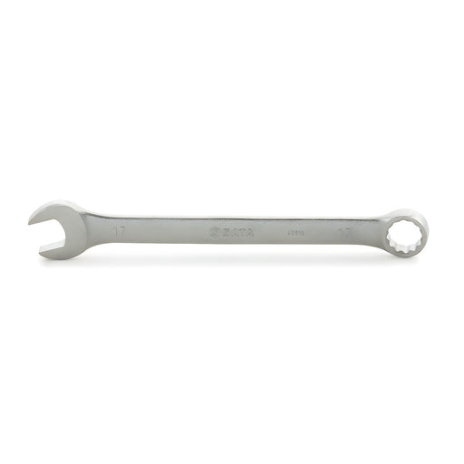 Cờ lê vòng miệng SATA 17mm, thép Cr-V, mạ mờ, bền bỉ.