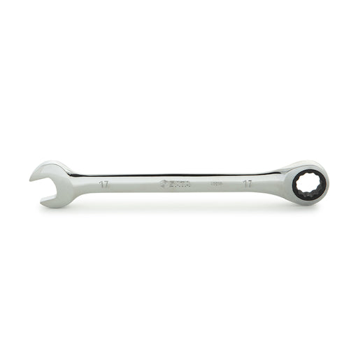Cờ lê vòng miệng tự động SATA 17mm, thép Cr-V, mạ chrome, 2 đầu chức năng, làm việc hiệu quả.