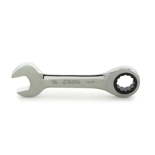 Cờ lê vòng miệng tự động SATA thân lùn 14mm, 72 răng, Cr-V, Off-Corner Loading.