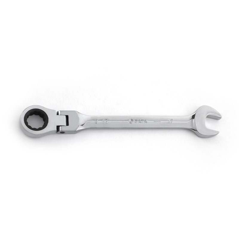 Cờ lê vòng miệng cóc tự động đầu lắc léo SATA 17mm Cr-V chống gỉ