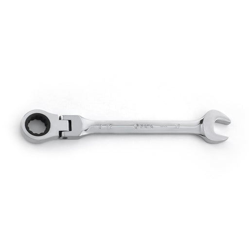 Cờ lê vòng miệng cóc tự động đầu lắc léo SATA 17mm Cr-V chống gỉ