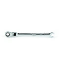 Cờ lê vòng miệng SATA 46803 đầu lắc léo 10mm có chốt khóa, thép Cr-V, mạ chrome bóng, cơ chế bánh cóc 72 răng.