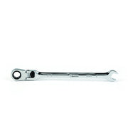 Cờ lê vòng miệng SATA 46803 đầu lắc léo 10mm có chốt khóa, thép Cr-V, mạ chrome bóng, cơ chế bánh cóc 72 răng.