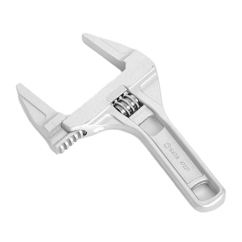 Mỏ lết lùn, thân nhôm, hàm rộng SATA 47227 kích thước 205mm
