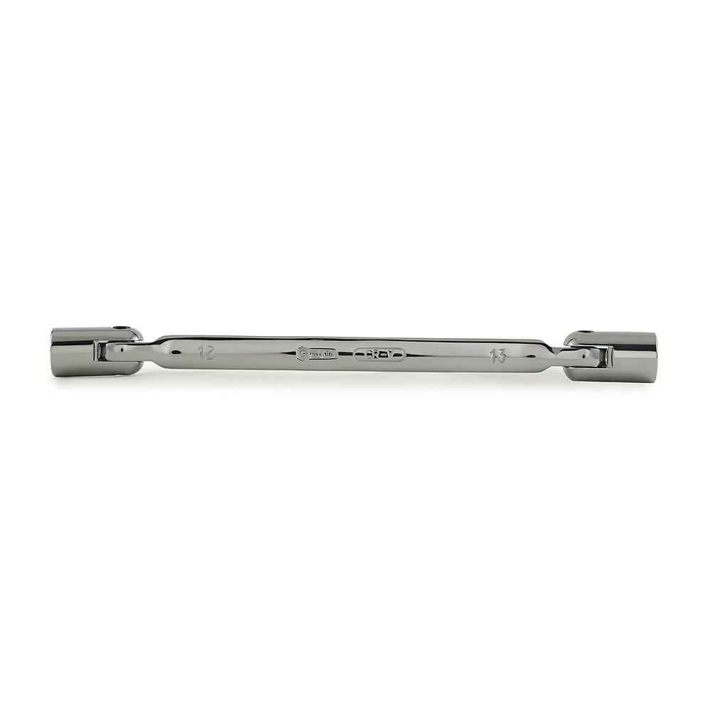 Cờ lê 2 đầu tuýp lắc léo SATA 12x13mm Cr-V, đầu xoay linh hoạt, 12 cạnh, chống ăn mòn
