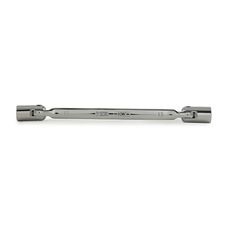Cờ lê 2 đầu tuýp lắc léo SATA 12x13mm Cr-V, đầu xoay linh hoạt, 12 cạnh, chống ăn mòn