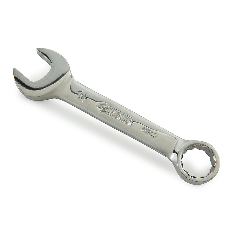 Cờ lê vòng miệng thân lùn SATA 14mm, thép Cr-V, công nghệ Off-Corner Loading, chống trờn góc