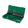 Bộ mũi khoan taro ren SATA 37 chi tiết HSS 50455 tạo ren, sửa ren kim loại