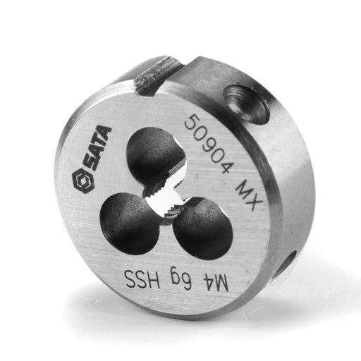Bàn ren tròn SATA 50904 M4 ren thô HSS, dao cụ gia công ren ngoài chính xác.