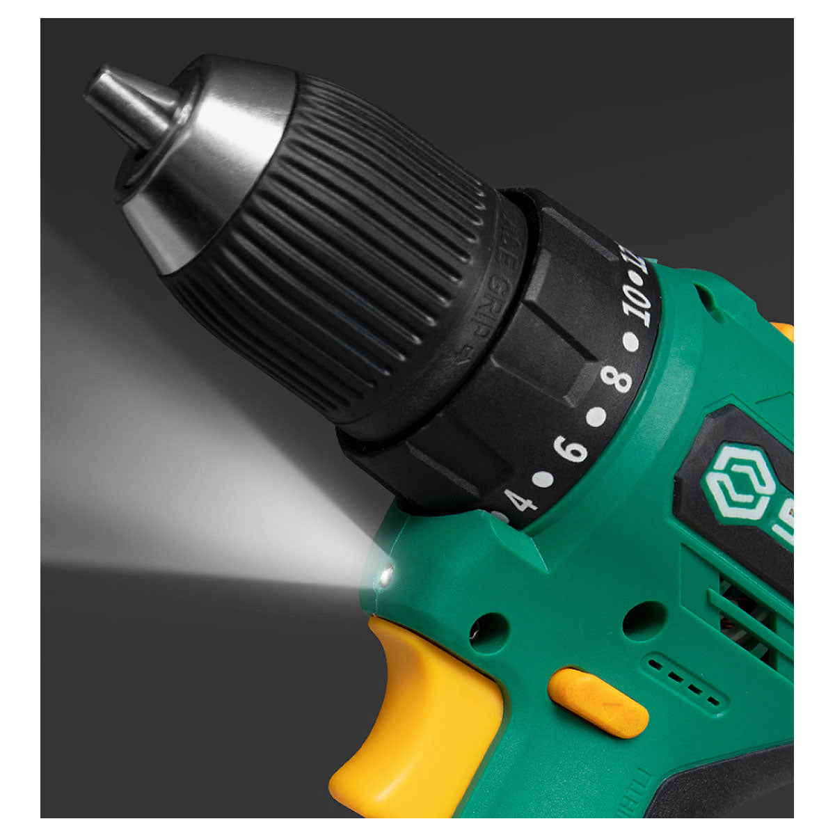 Máy khoan gỗ thép SATA 51006A dùng Pin 12V, đầu kẹp 10mm