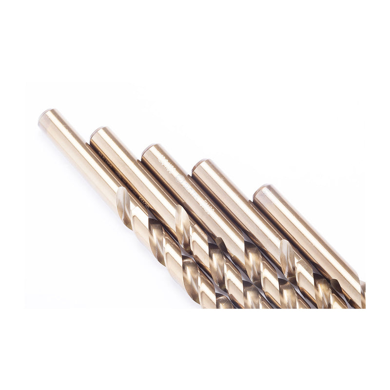 Hộp 10 mũi khoan Inox, chất liệu HSS-Co SATA kích thước từ 1mm - 8.5mm, đuôi trơn