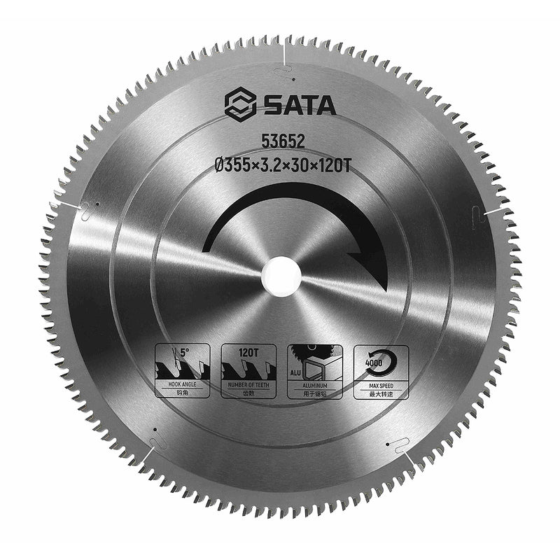Lưỡi cưa nhôm TCT SATA đường kính từ 254mm - 355mm