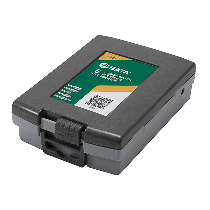 Bộ mũi mài hợp kim, răng đơn 5 chi tiết SATA 53701