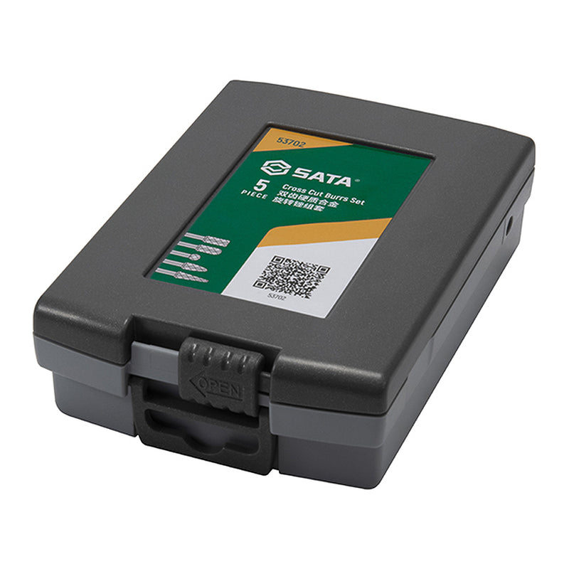 Bộ mũi mài hợp kim, răng thô 5 chi tiết SATA 53702