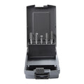Bộ 5 mũi mài hợp kim SATA 53702 răng thô, gia công kim loại hiệu quả.