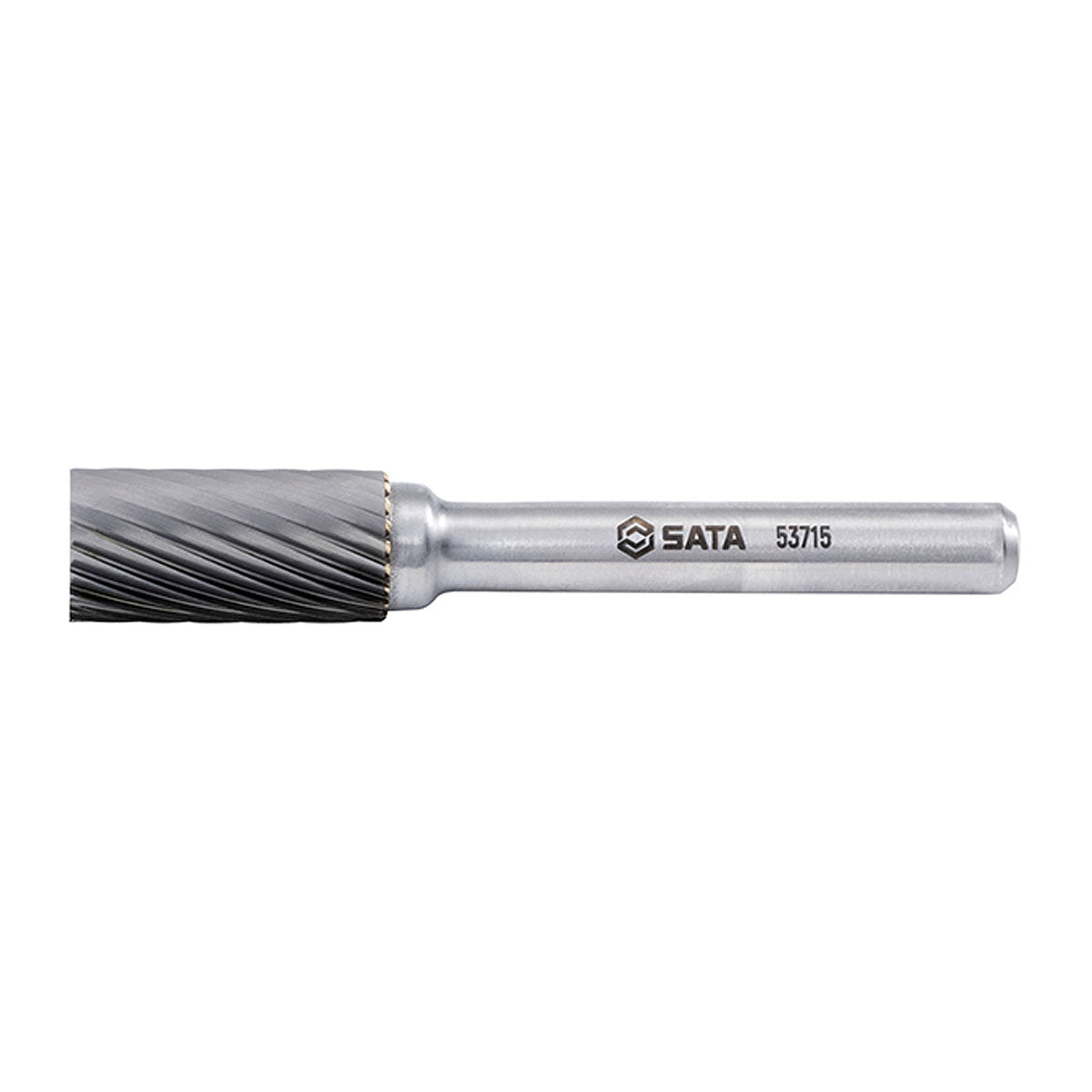 Mũi mài hợp kim hình trụ đầu phẳng, răng đơn SATA 53715 đường kính mũi 10mm
