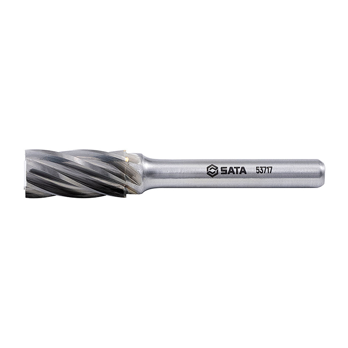 Mũi mài hợp kim hình trụ phẳng, răng đôi SATA 53717 đường kính mũi 10mm