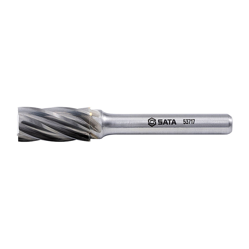 Mũi mài hợp kim hình trụ phẳng, răng đôi SATA 53717 đường kính mũi 10mm