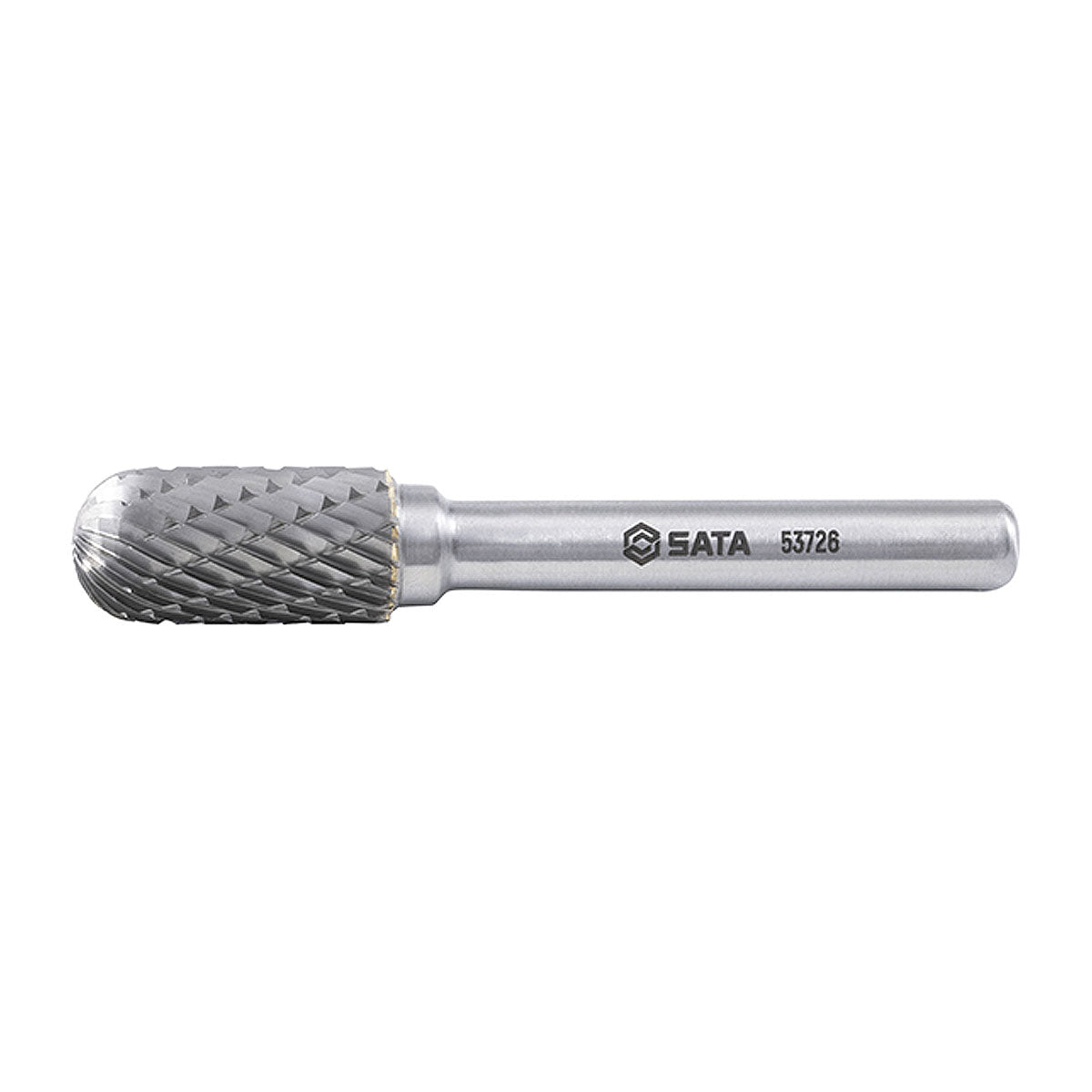 Mũi mài hợp kim hình trụ đầu tròn, răng thô SATA 53726 đường kính mũi 10mm