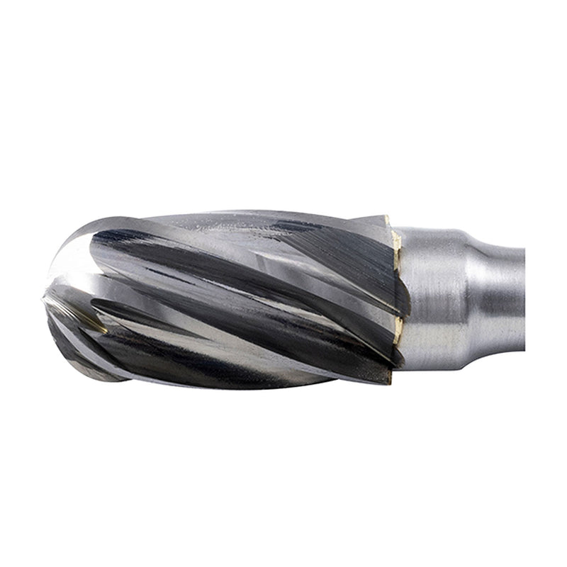 Mũi mài hợp kim hình trụ đầu tròn, răng đôi SATA 53727 đường kính mũi 10mm