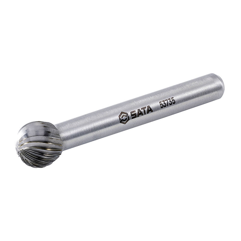 Mũi mài hợp kim hình cầu răng đơn SATA 53735 đường kính 10mm - Gia công kim loại hiệu quả