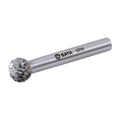 Mũi mài hợp kim hình cầu răng thô SATA 53736, Ø10mm, loại bỏ ba via, làm sạch mối hàn, gia công kim loại.
