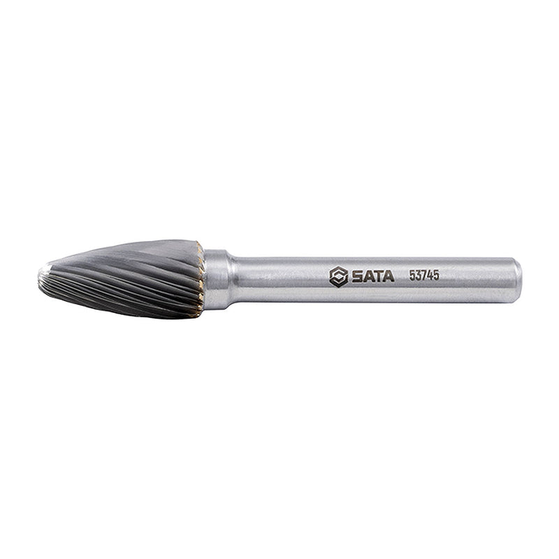 Mũi mài hợp kim hình chóp, răng đơn SATA 53745 đường kính mũi 10mm