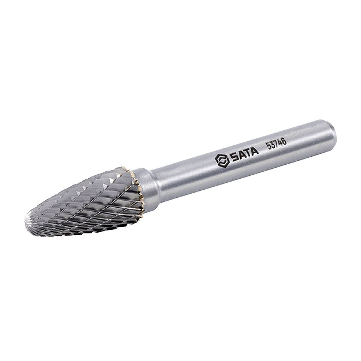 Mũi mài hợp kim hình chóp SATA 53746 răng thô, Ø10mm