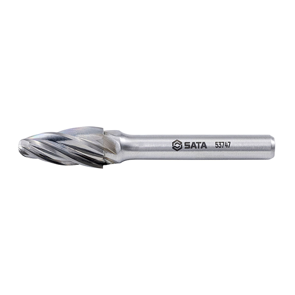Mũi mài hợp kim hình chóp, răng đôi SATA 53747 đường kính mũi 10mm